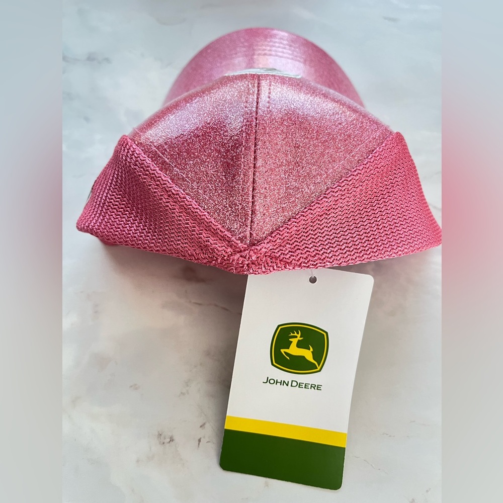 John Deere Sparkling Pink Toddler Cap - Picture 4 of 7